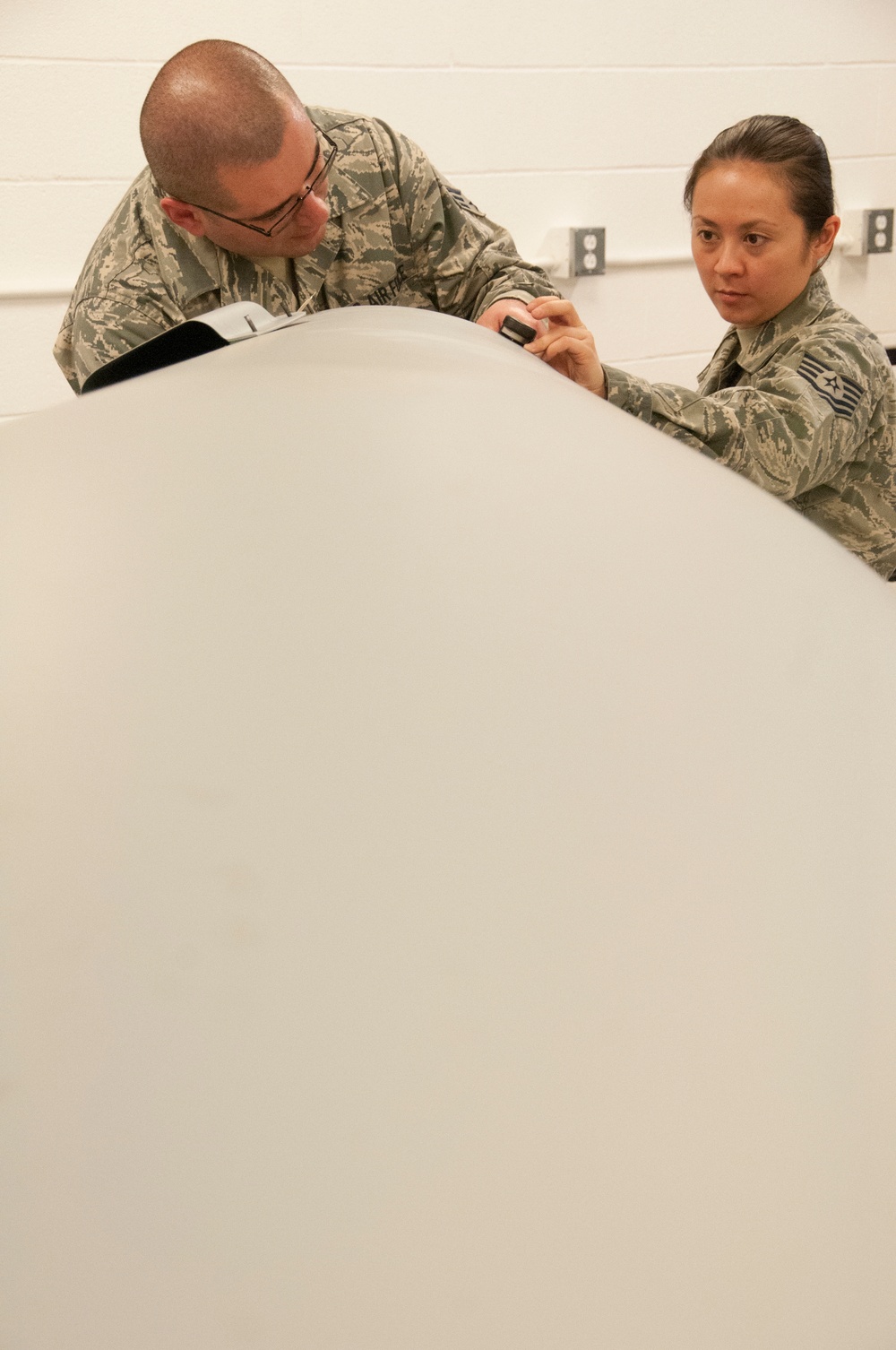 Aircraft maintenance aims high with air power