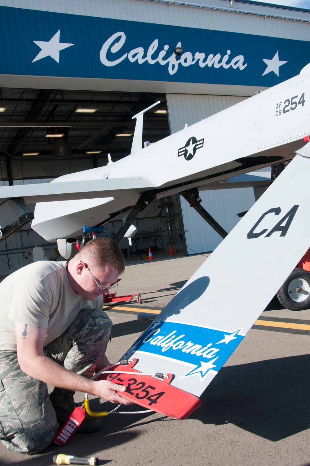 Aircraft maintenance aims high with air power