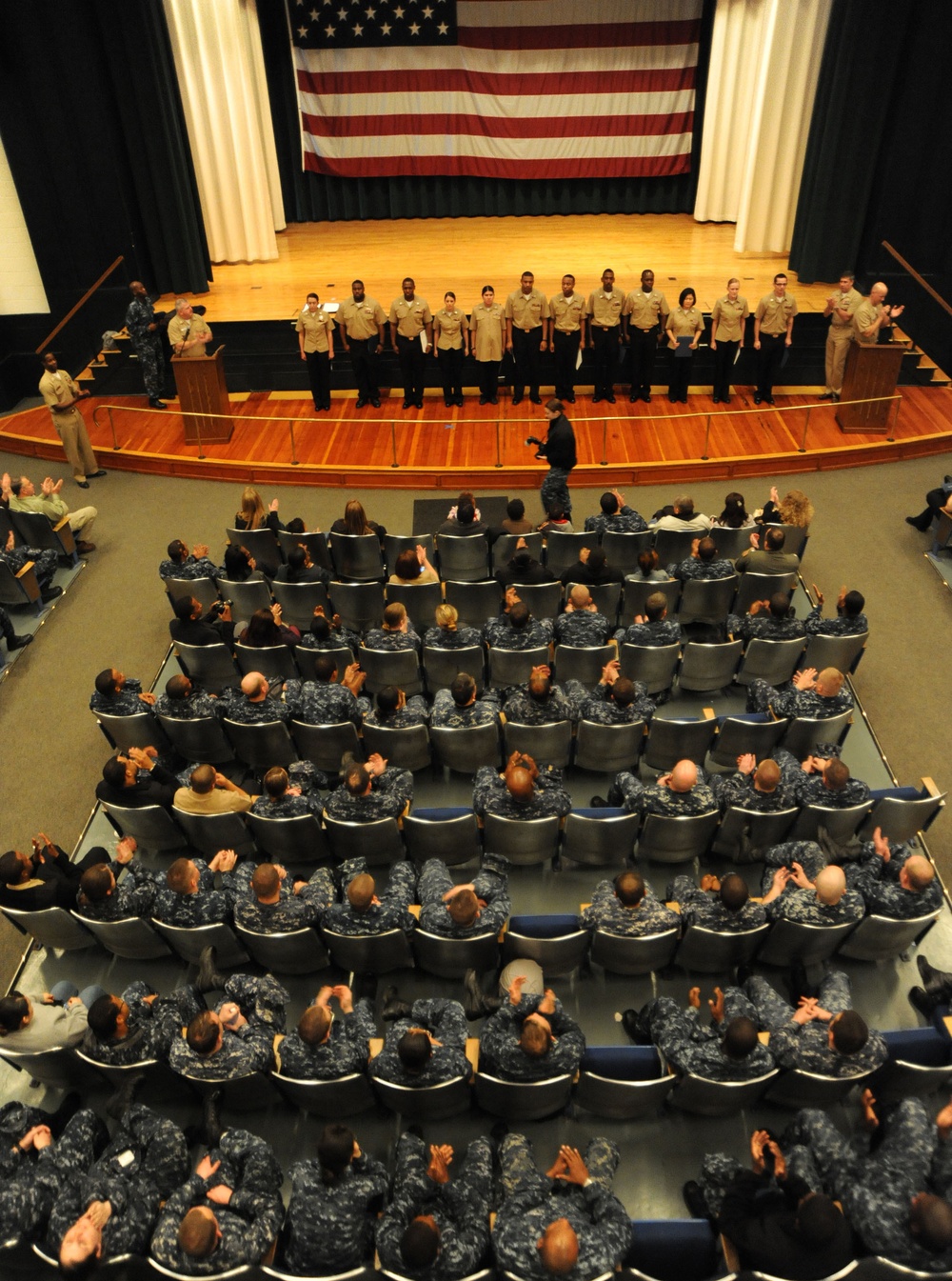 Naval Station Norfolk holds frocking ceremony