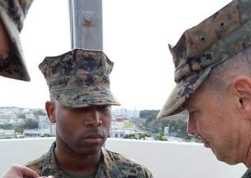 Marine named career planner of year, meritoriously promoted