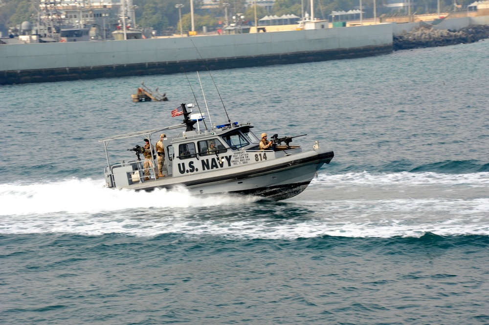 MSRON 2 Boat operations Kuwait harbor.