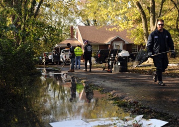 Hurricane Sandy cleanup response