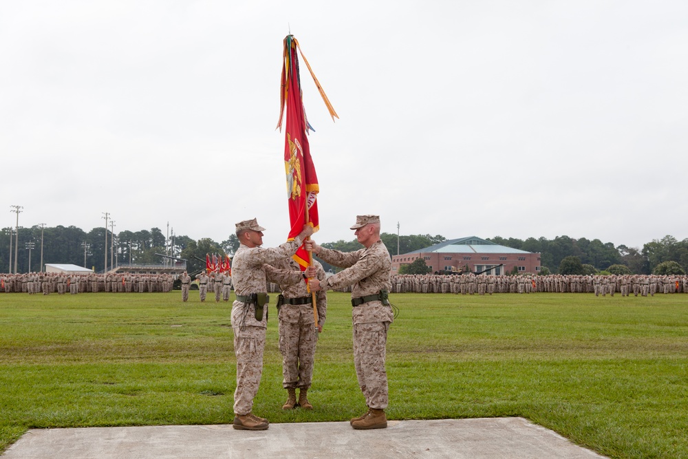2D Marine Division Change of COmmand