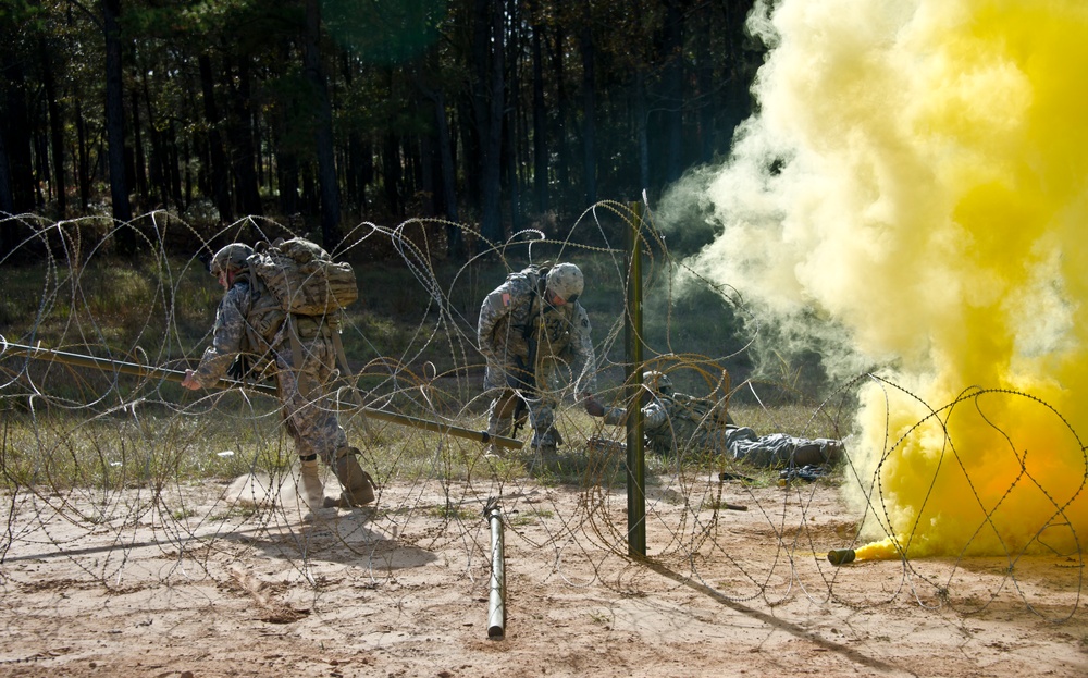 Engineers practice the “WWII” breach
