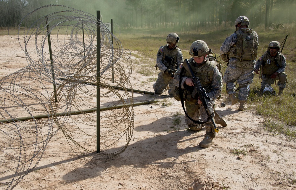 Engineers practice the “WWII” breach