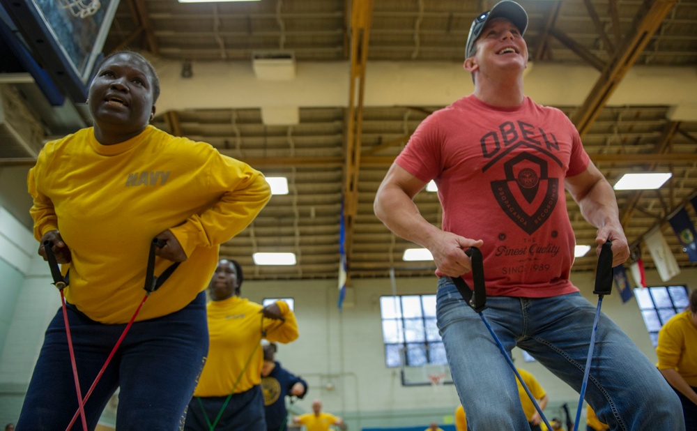 WWE Superstars visit Naval Station