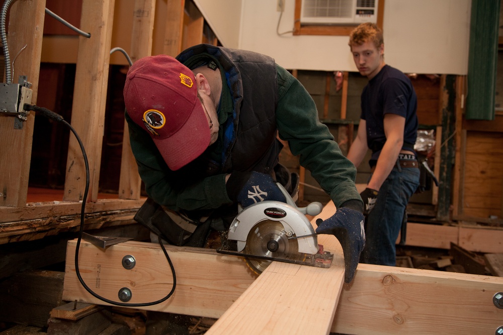 Rebuilding the floor