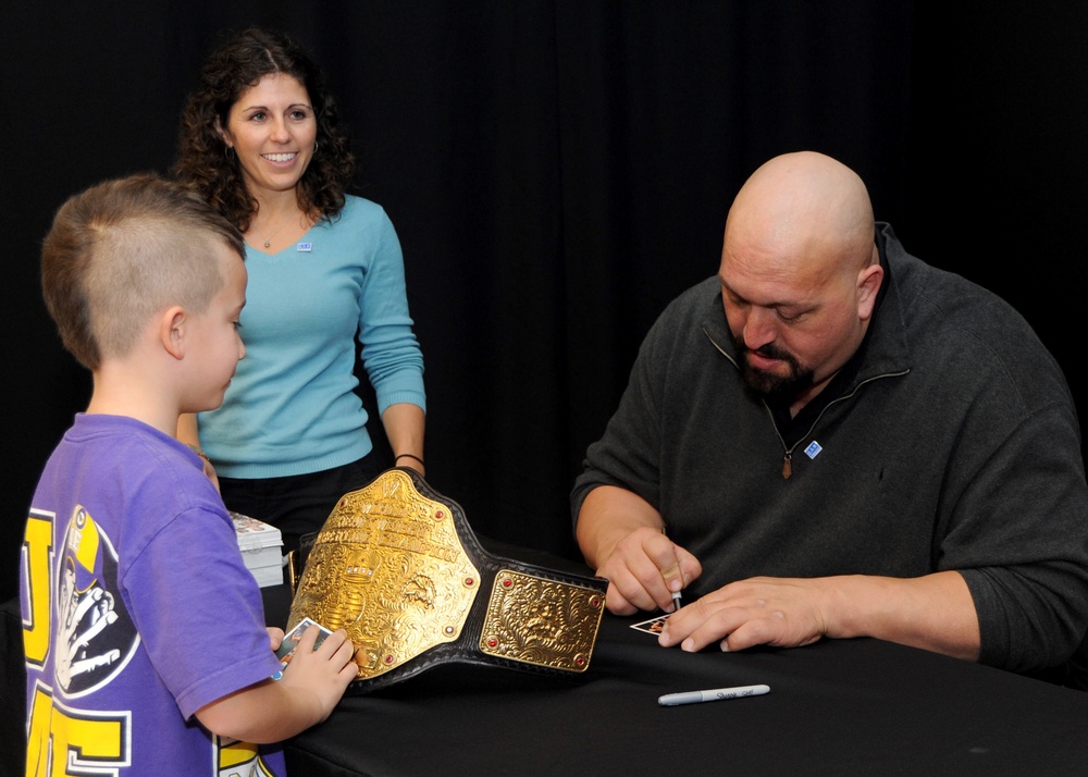 WWE Superstars visit Naval Station Norfolk