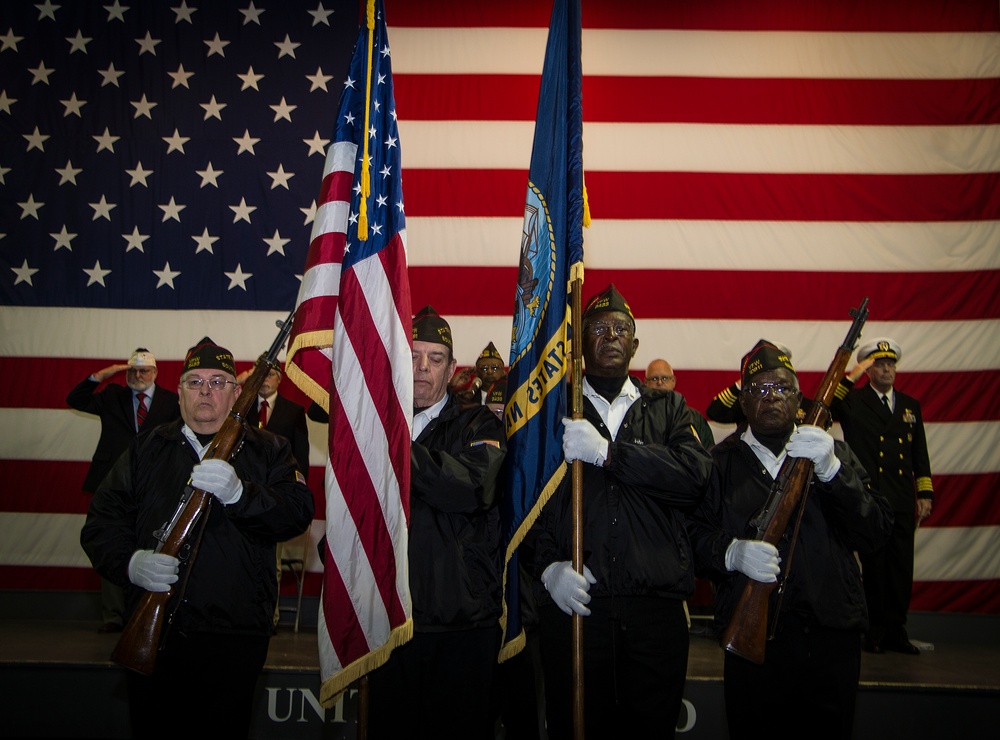 Memorial Service at USS Yorktown honors fallen Pearl Harbor heroes