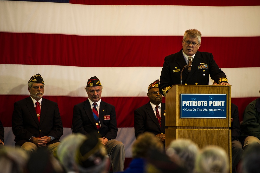 Memorial Service at USS Yorktown honors fallen Pearl Harbor heroes