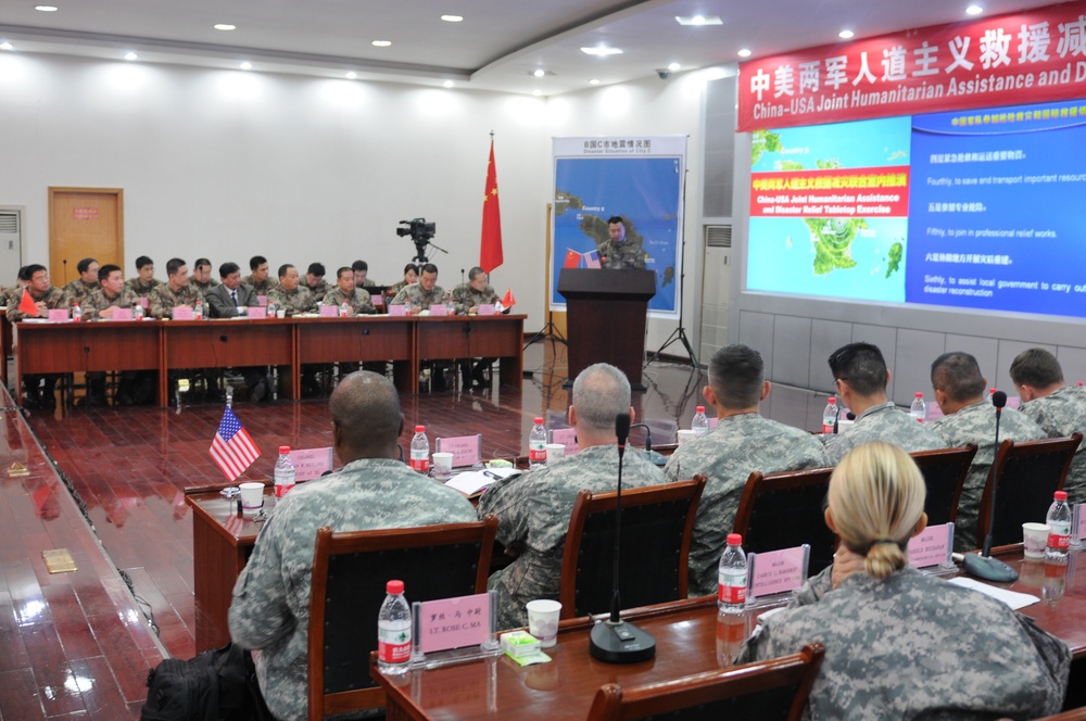 HA/DR tabletop exercise in China 2012