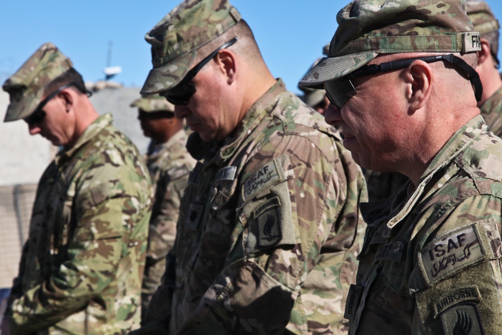 Dog Company, 1st Battalion, 503rd Infantry Regiment, 173rd (Airborne) Brigade Combat Team Change of Command Ceremony