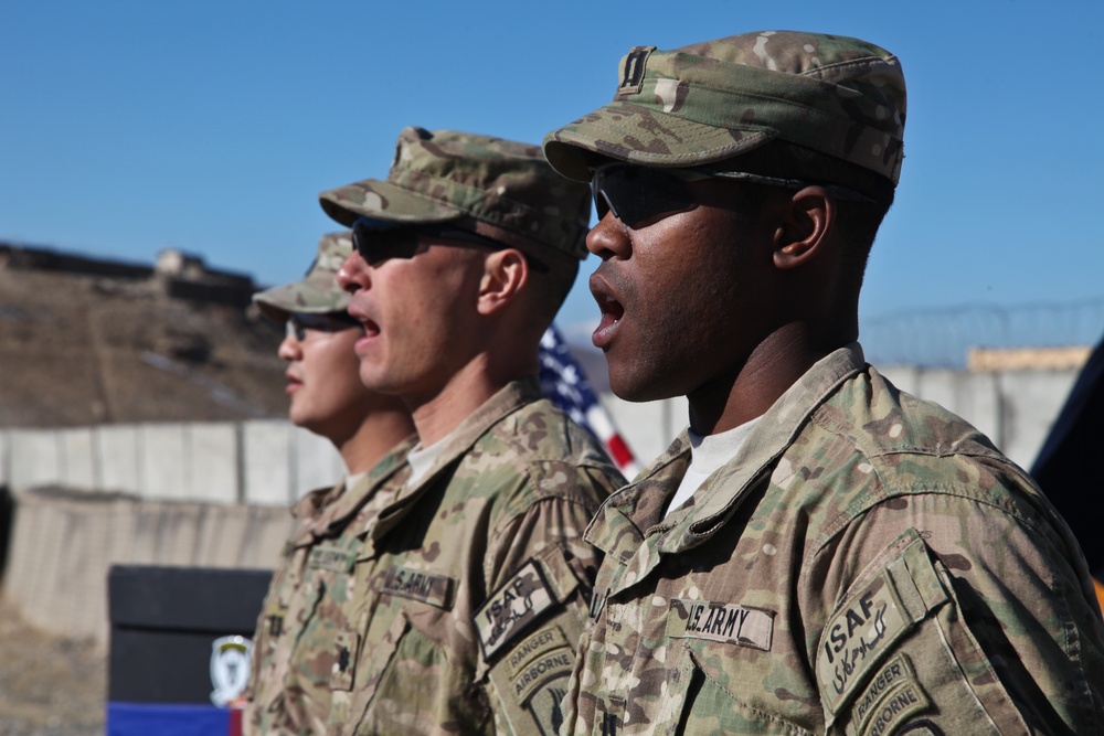 Dog Company, 1st Battalion, 503rd Infantry Regiment, 173rd (Airborne) Brigade Combat Team Change of Command Ceremony