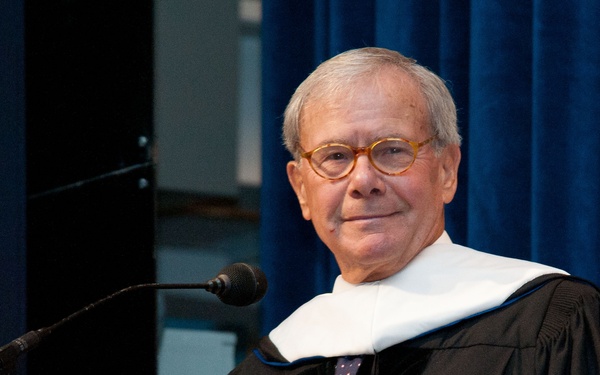Tom Brokaw receives honorary AU degree