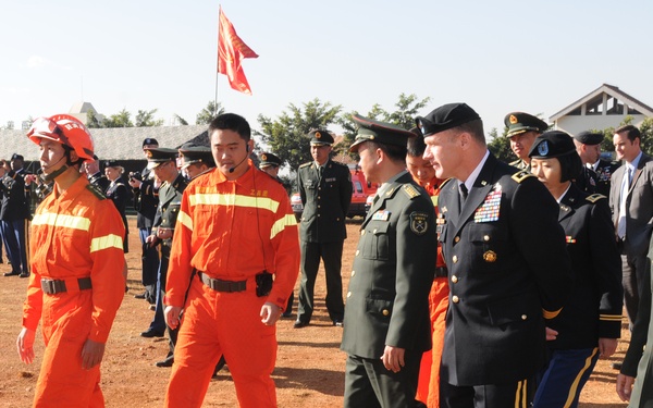 PLA search and rescue demonstration