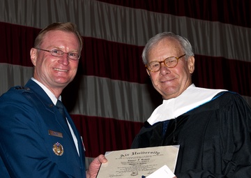 Tom Brokaw receives honorary Doctor of Letters from Air University