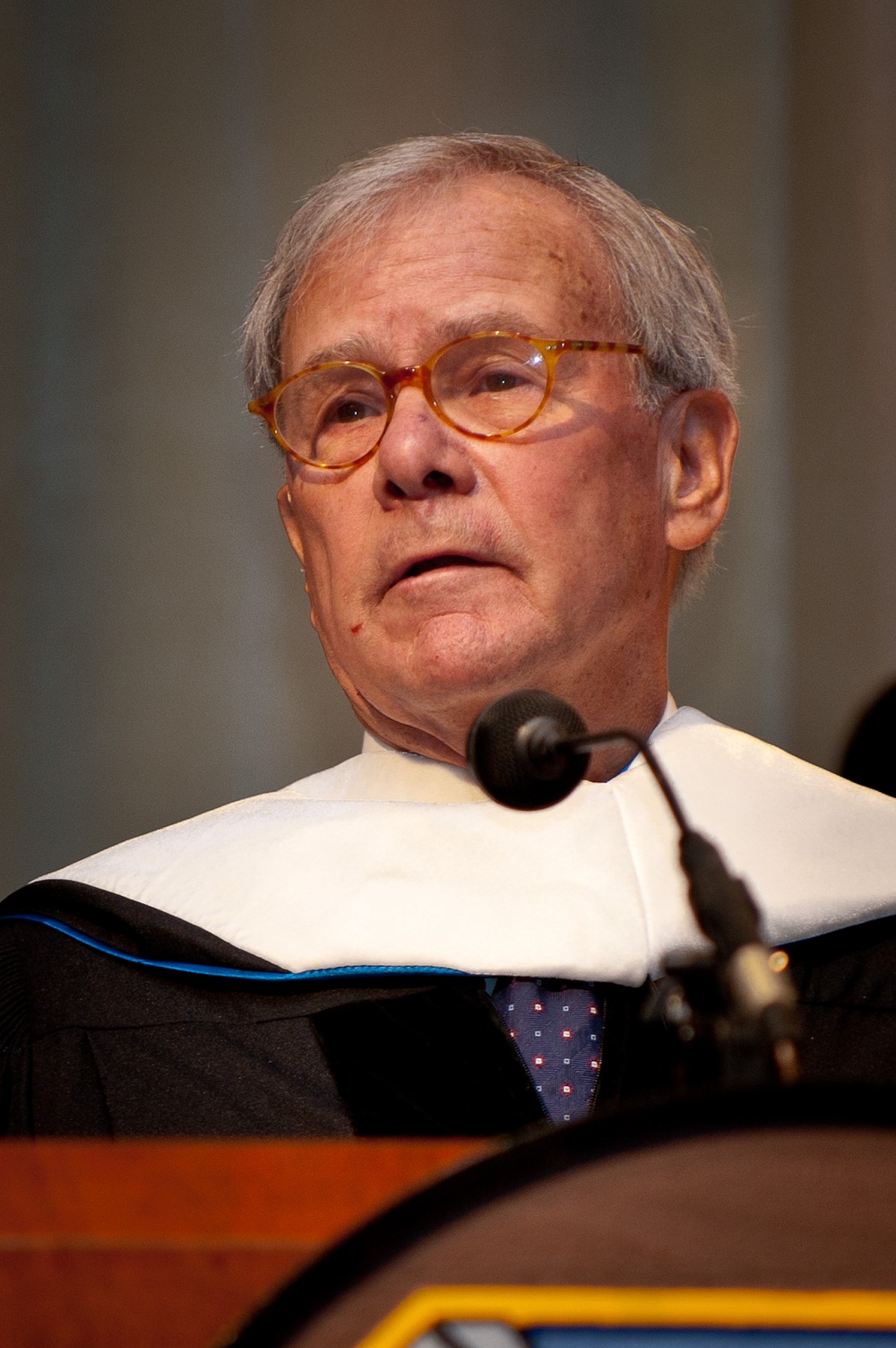 Tom Brokaw receives honorary Doctor of Letters from Air University