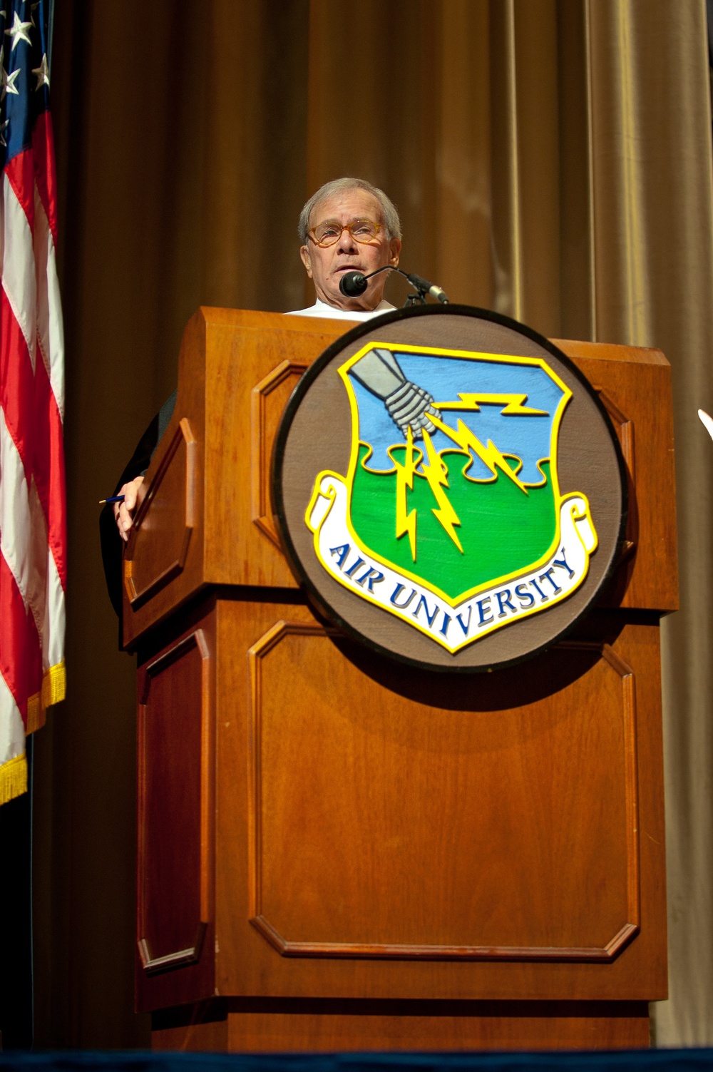 Tom Brokaw receives honorary Doctor of Letters from Air University