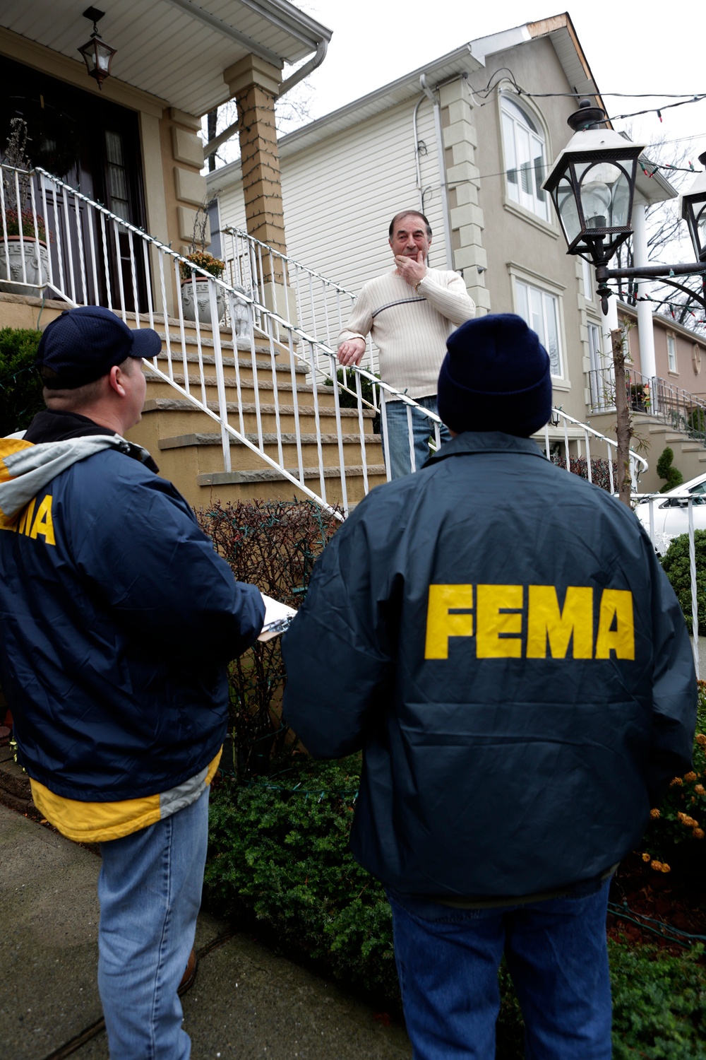 FEMA Surge Capacity Force canvases Staten Island