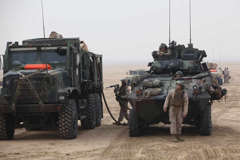 15th MEU vehicle staging area