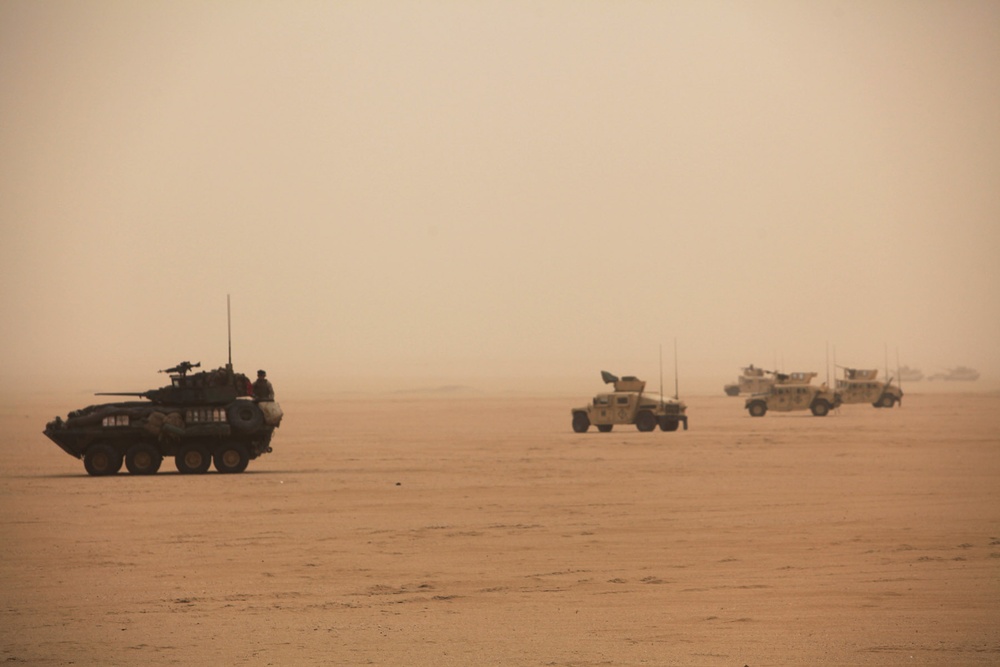 15th MEU vehicle staging area