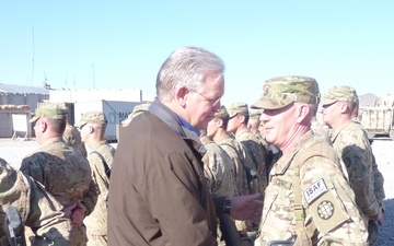Missouri governor visits troops in Afghanistan