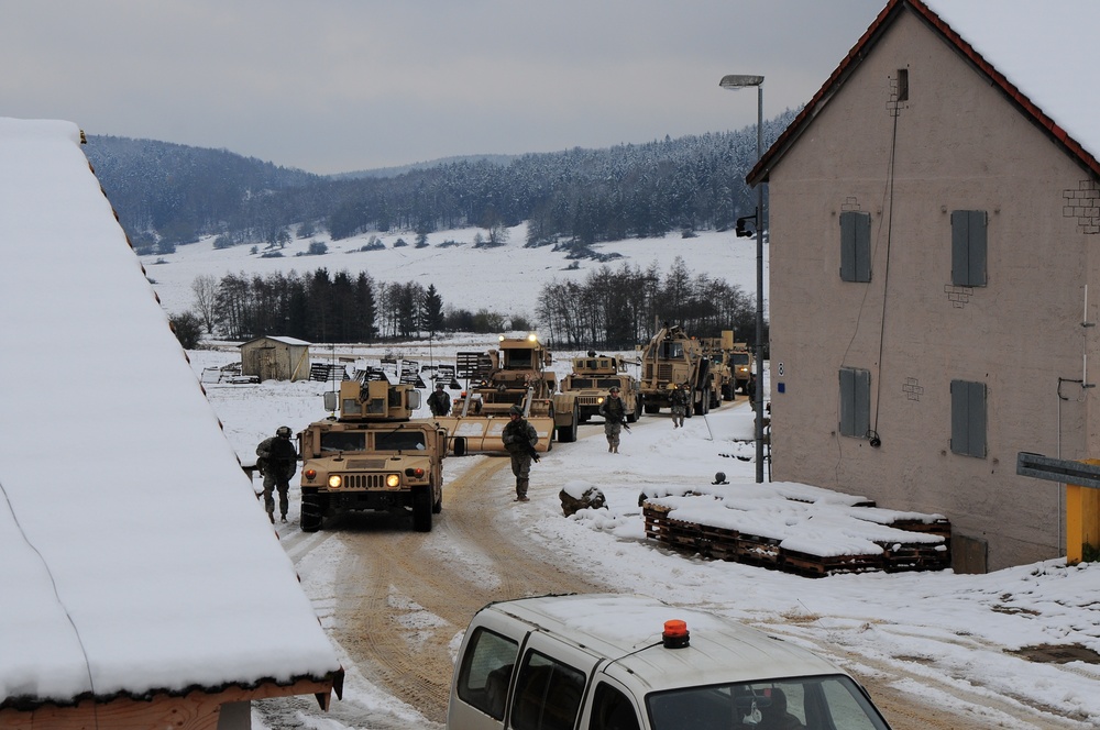 541st Engineer Company situational training exercise