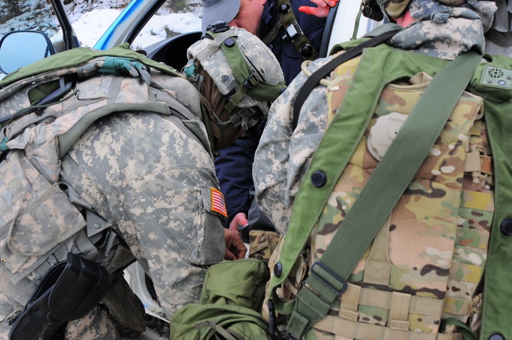 541st Engineer Company situational training exercise