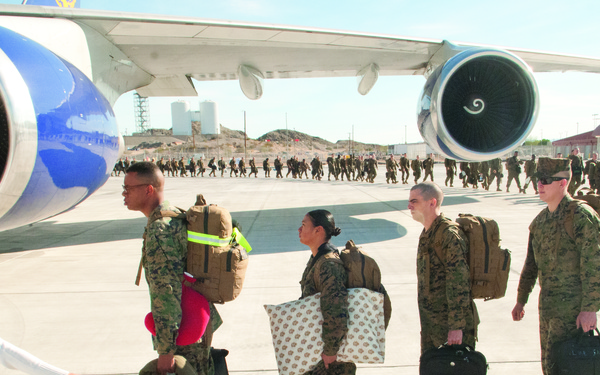 Yuma Harrier squadron heads off on final deployment