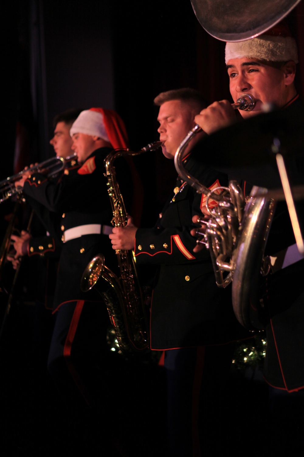 Bringing in holiday spirit with 3rd Marine Aircraft Wing Band