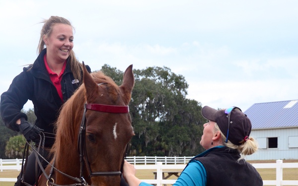Horse trainer and Army wife: one woman's perfect balance