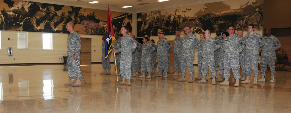 Command Sgt. Maj. Jeffrey Darlington takes over senior NCO duties at the 800th LSB