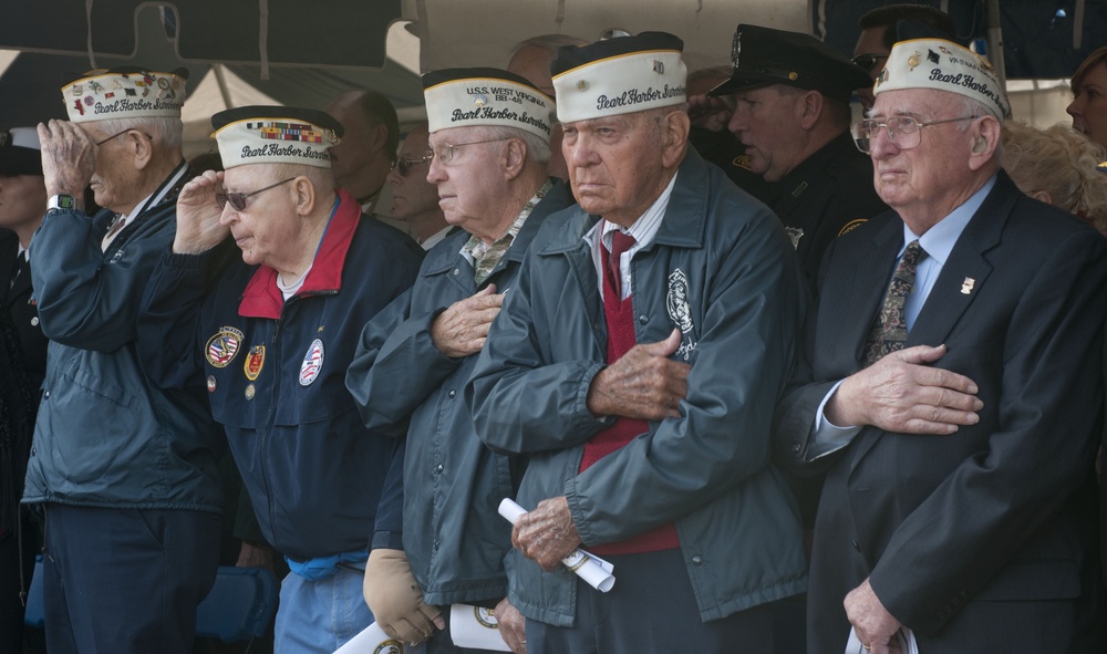 Pearl Harbor survivors remembrance ceremony