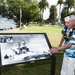 Former sailor visits USS Nevada wayside exhibit