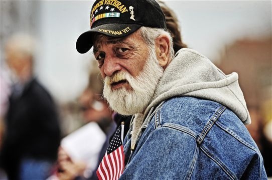 Veteran attends Veterans Day ceremony
