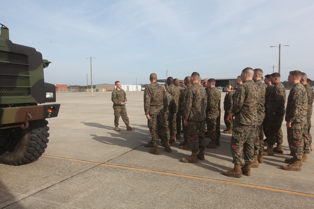 Reservists get ready on the flight line