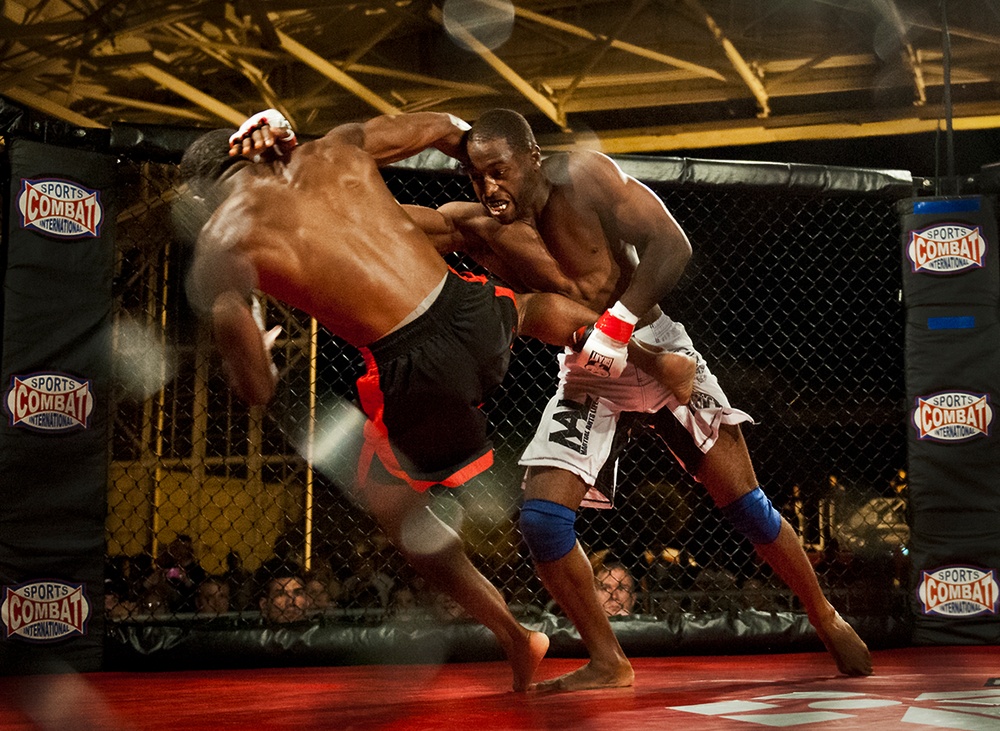 Airmen compete in Strike Fight MMA event