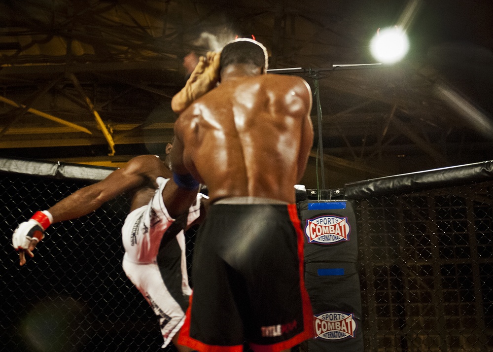 Airmen compete in Strike Fight MMA event