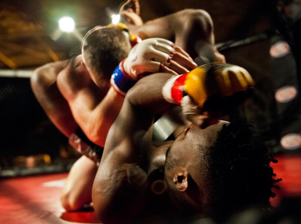 Airmen compete in Strike Fight MMA event