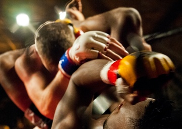 Airmen compete in Strike Fight MMA event