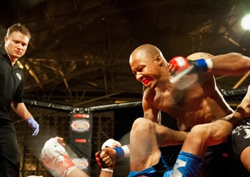 Airmen compete in Strike Fight MMA event
