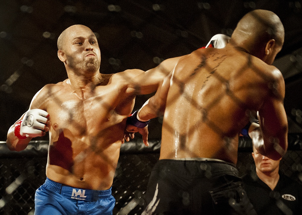 Airmen compete in Strike Fight MMA event