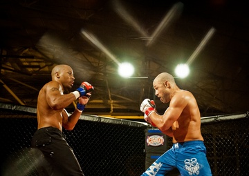 Airmen compete in Strike Fight MMA event