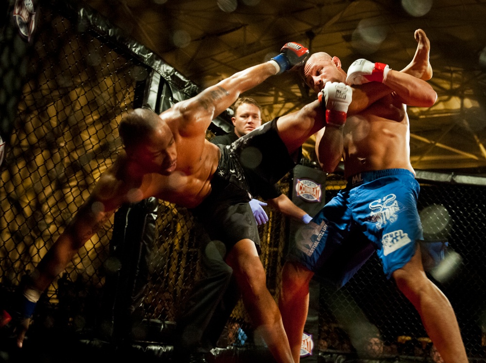 Airmen compete in Strike Fight MMA event