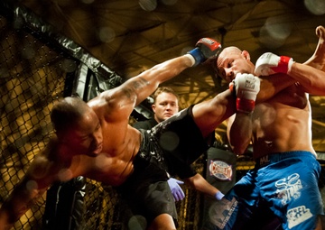 Airmen compete in Strike Fight MMA event