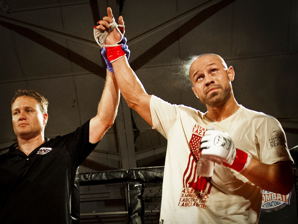 Airmen compete in Strike Fight MMA event