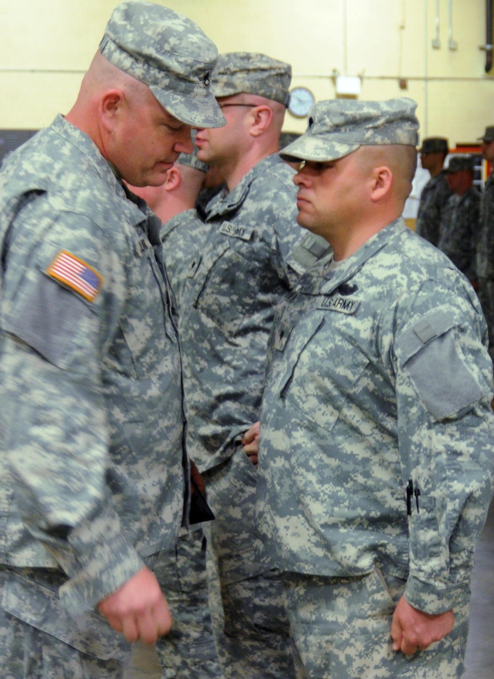 Btry. A, 2nd Bn., 130th FA unveils 635th RSG patch