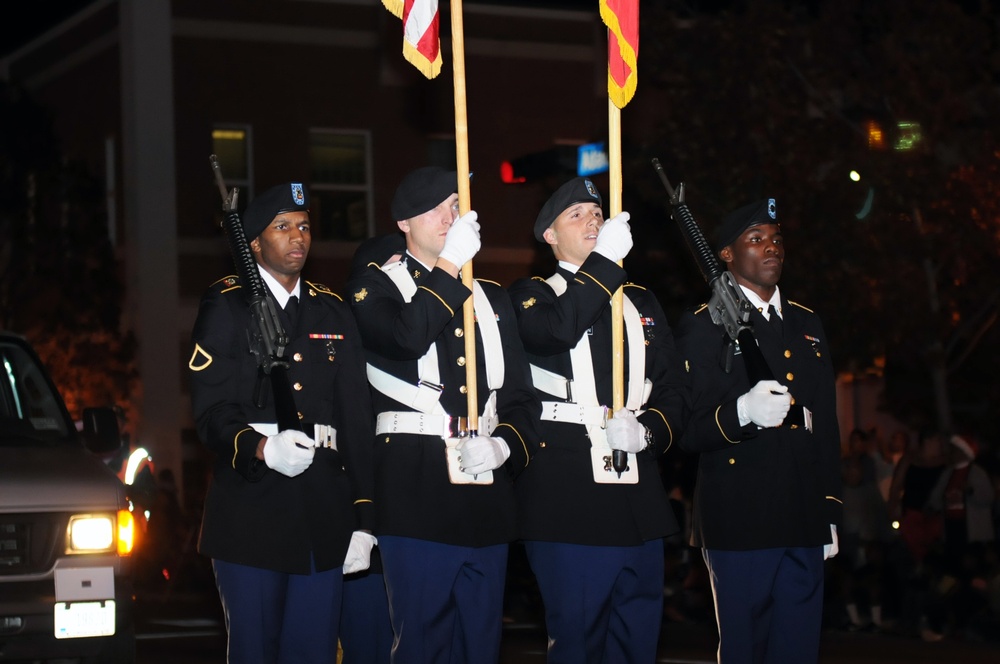 Fort Hood represented at Temples Christmas Parade