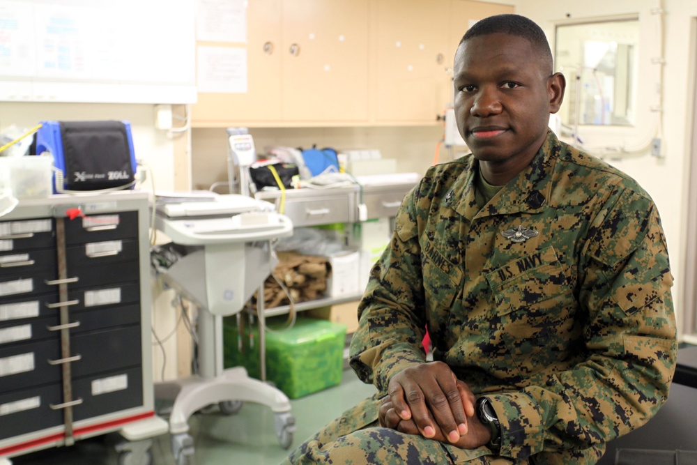 Faces of the 24th MEU: Navy doc makes major career change after life as beat cop