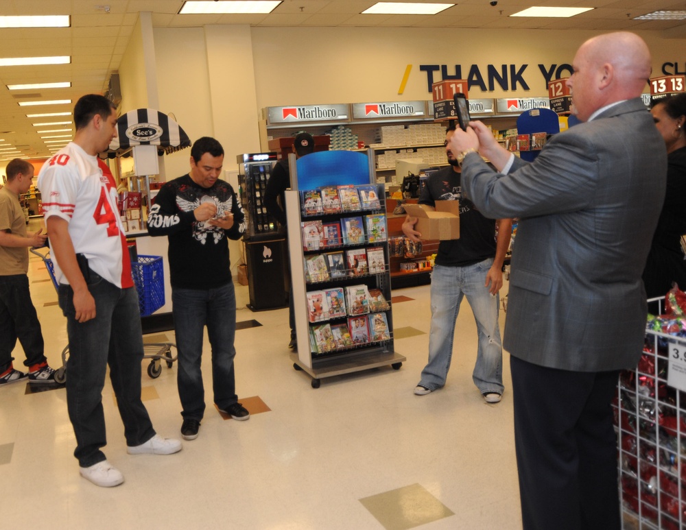 Carlos Mencia visits Naval Station Norfolk